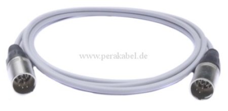 XLR-Stecker auf XLR-Stecker 7polig Schraubkappe Plastik (Kabel 7x0,25qmm) XLR-Stecker auf XLR-Stecker 7polig Schraubkappe Plastik (Kabel 7x0,25qmm)
