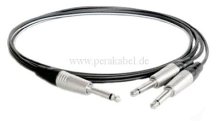 Y-Kabel ( 8x4 / 2x 0,22qmm ) - Klinken ( Neutrik )