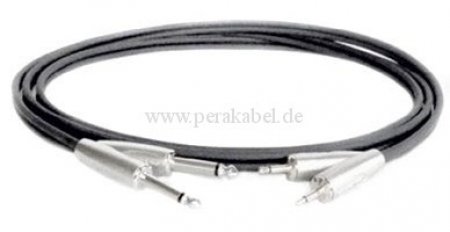 2x Klinke 6,3mm mono auf 2x Miniklinke 3,5mm mono-Zwillingskabel (8x4/2x0,22 )