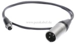 110 Ohm-Kabel - Mini XLR-Buchse auf XLR-Stecker ( Neutrik )