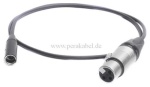 110 Ohm-Kabel - Mini XLR-Stecker auf XLR-Buchse ( Neutrik )