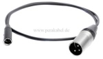 110 Ohm-Kabel - Mini XLR-Stecker auf XLR-Stecker ( Neutrik )