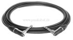 Stereoklinkenstecker 6,3mm auf Stereoklinkenstecker 6,3mm gewinkelt "DAP X-type" ( Kabel doppelter Schirm )