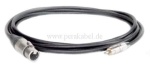 Adapterkabel AES/EBU - SP-DIF  XLR-Buchse (Neutrik) auf RCA-Stecker (DAP DIG-110)