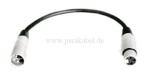 XLR-Stecker S auf XLR-Buchse S ( Phase gedreht )