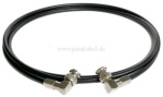 BNC-Stecker 90° 75 Ohm auf BNC-Stecker 90° 75 Ohm ( Koaxialkabel )