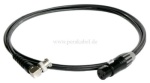 BNC-Stecker 90° 50 Ohm auf XLR-Buchse ( Koaxialkabel )