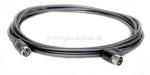 DIN-Kabel - Stecker 5 polig 180° 1xGewinkelt(Schirm Gehäuse)