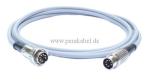 DIN-Stecker 7 polig Renkverschluß auf DIN-Stecker 7 polig ( Kabel 7x 0,14 qmm gefl. Schirm )