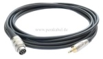 DIN-Stecker 7polig Schraubverschluss auf Klinkenstecker 3,5mm stereo