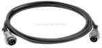 DIN-Kabel Stecker 5polig 240° Renkverschluß ( Innenleiter 4x 0,25qmm )