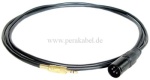 Miniklinkenstecker 3,5mm stereo auf XLR-Stecker 4 polig