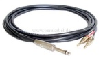 Lautsprecherkabel (Boxenkabel) Klinke/2 Bananenstecker