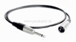 Patchkabel Klinkenstecker 6,3mm mono auf XLR-Stecker