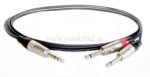Klinkenstecker 6,3mm 3/2pol Neutrik - Insertkabel( 8x4 / 2x 0,22qmm )