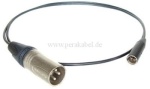 XLR-Stecker Neutrik 3pol auf Mini XLR-Stecker Neutrik 4pol ( Rean )