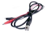 Prüf/Messleitung-BNC-Stecker auf 2 Krokodilklemmen
