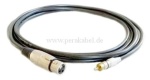 Lautsprecherkabel (Boxenkabel) RCA-Stecker / XLR-Buchse