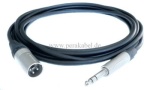 Professionelles Kabel-Klinkenstecker 6,3mm Stereo auf XLR-Stecker (Neutrik)