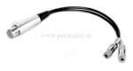 XLR-Buchse 5 polig auf 2x Miniklinkenbuchsen stereo