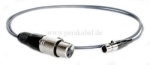 XLR-Buchse 3pol auf Mini XLR-Buchse 3pol ( DAP MK-SPIN )